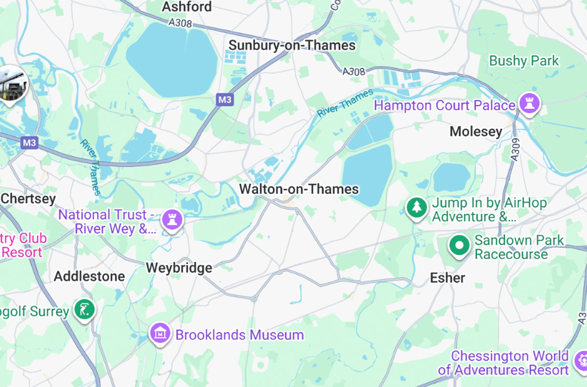 We have build project across Walton-on-Thames