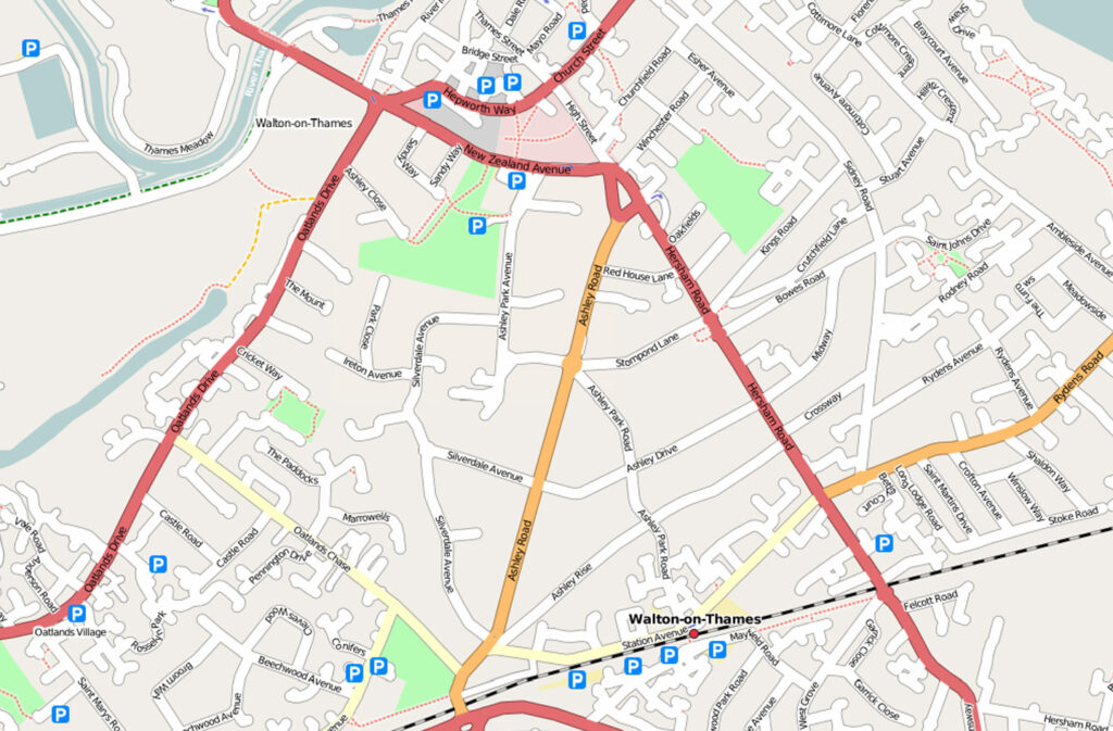 Areas we cover in Walton-on-Thames