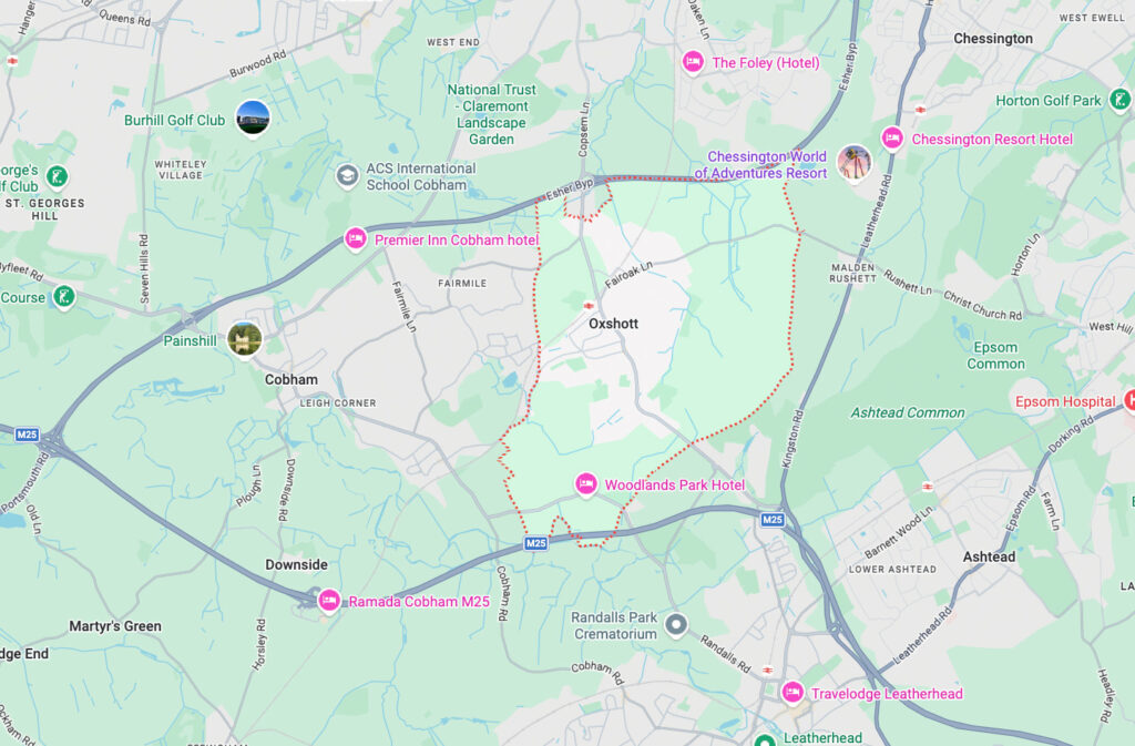 Our Architects design homes in Oxshott and the surrounding areas in Surrey