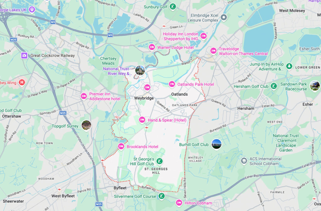 Our Architects design homes in Weybridge and the surrounding areas in Surrey
