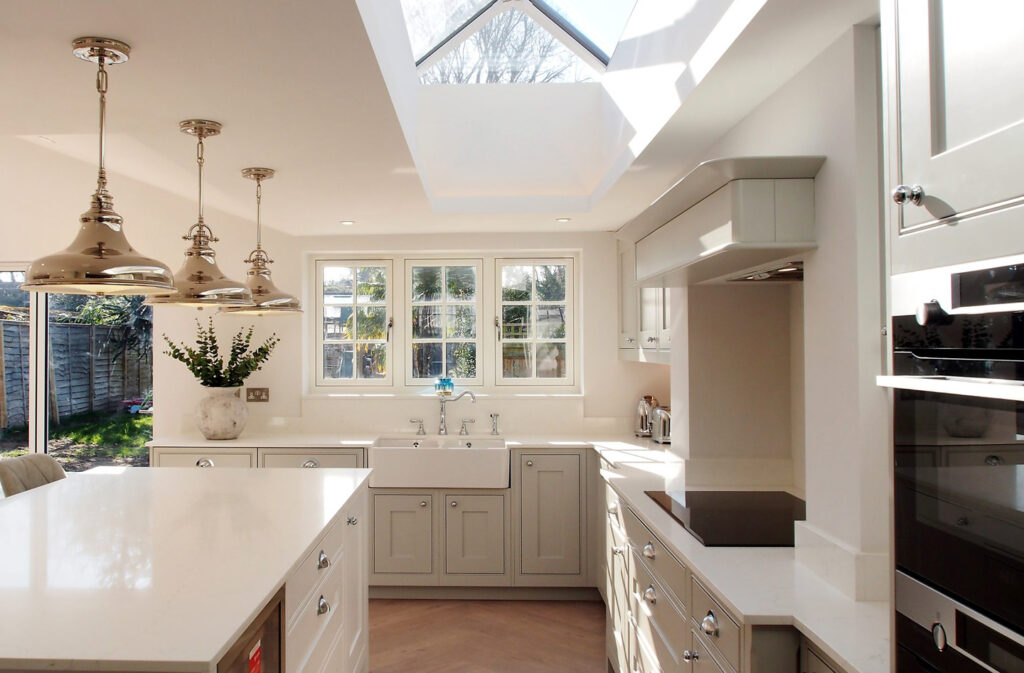 Our architect designed this stunning kitchen extension in Oxshott