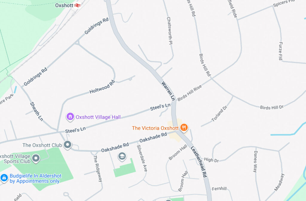 Areas we cover in Oxshott
